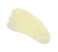 Healvian Tablero de Masaje Gua Sha de Jade Natural para Cuerpo y Piernas Herramienta de Raspado Facial con Suaves Placa de Masaje para Aliviar Dolores y Mejorar Metabolismo