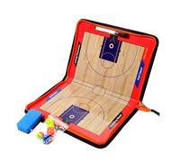 Healvian Tablero Magnético de Baloncesto Portátil de Pvc Superficie para Dibujo, Tablero Táctico de Entrenador Colores para Estrategia y Entrenamiento Deportivo