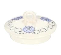 Healvian Tapa de Repuesto para Taza de Té de Cerámica, Cubierta Decorativa Diseño de Flores, Accesorio para Tetera Casera, Tapa Reemplazable para Tetera, Uso en Juegos de Té Tradicionales