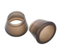 Healvian Tapas de Repuesto para Mango de Raqueta de Tenis Accesorio Protector de Plástico Negro y Gris 2 Piezas Ajuste Preciso y Resistente para Mejorar Estabilidad en Partidos y