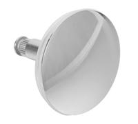 Healvian Tapón de Bañera Giratorio para Desagüe, Plata, Cobre y Plástico, Ajuste, Estructura Estable, para Baño Profesional