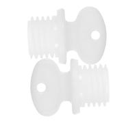 Healvian Tapón Hermético para Bolsas y Botellas de Agua Caliente Plástico Resistente Pequeño y Compacto 2 Piezas Compatible Bolsas de Agua Caliente Eléctricas y Manuales a Prueba de