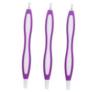 Healvian Tenedor De Piel Muerta y Removedor De Cutículas 3 Piezas Acero Inoxidable Tamaño Estándar Para Cuidados Personales y Profesionales Manicura Pedicura