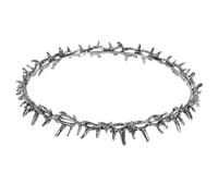 Healvian Thorn Crown Tiara Womens Party Headpiece Intricate Medieval Design Comfortable Renaissance Wedding Accessory Portable And Durable