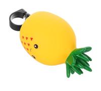 Healvian Timbre de Bicicleta Diseño de Piña Campanilla Bonita y Sonido Potente Accesorio para Manillar de Bicicletas Infantiles y Patinetes Color Amarillo Material Resistente