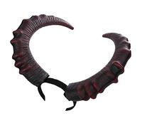 Healvian Tocado de Cuerno Infernal para Carnaval Tocado de Cuernos Malignos Aro Cabello Decoración de Fiesta de Disfraces para Disfraces de Demonio Hombre