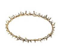 Healvian Tocado de Espinas Metálico para Fiesta Renacentista Unisex, Accesorio Duradero para Graduación y Eventos de Disfraces de Elfos y Reyes