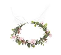 Healvian Tocado Decorativo con Floral para Novia de Wedding Party Headband Royal S Diadema Flocada para Mujer
