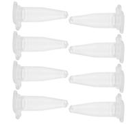 Healvian Tubos de Centrífuga Transparentes de Plástico 02 Ml con Tapa de Cierre Seguro Mini Tubos de Microcentrífuga para Almacenamiento y Experimentos Científicos Pack de 1000 Unidades