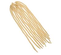 Healvian Tuerce El Pelo De Ganchillo Extensión Cabello Girar Ondulado Forma Extensiones Accesorios Color Rastas Largas Peluca Natural Pelucas Rastas La Mascota Golden