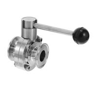 Healvian Válvula de Sanitaria de Acero Inoxidable 304 25 5 Cierre Manual con Palanca Kit de Reparación para Cerveza Artesanal Fermentación y Procesos Industriales