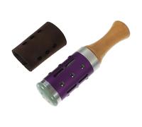 Healvian Varilla de Moxibustión Portátil Violeta para Masaje Facial Rodillo Magnético de Jade, Quemador de Cono de Moxa, Herramienta de Fumigación para Alivio Muscular y Cuidado Piel