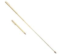 Healvian Varillas de Radiestesia de Metal en Cobre Puro 2 Unidades Largas para Uso Exterior y Adivinación Manual No Incluido