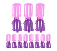 Healvian Varillas para Permanente de Cabello 30 Piezas, Clips de Volumen Raíz, Varillas Rizadoras Espiral de Plástico 5,7 X 3 X 1,3 Cm, para Peinado y Estilo Profesional en Salón y Uso