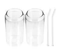 Healvian Vasos de Juego de 4 Resistentes al Calor Diseño Capacidad de 350ml y 500ml y Tacto Cómodo para Cócteles y Jugos para Banquetes y Bodas