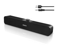 HEANTTV Altavoces para Ordenador, Cable USB para Escritorio, Barra de Sonido estéreo con USB