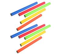 HEANUJJ 10 Piezas de Relevos, Bastones de Abs Antideslizantes y Ligeros para Carreras al Aire Libre y Competencias Escolares