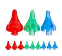 HEANUJJ 12 Piezas de Puntas Limpiadoras de Cerumen para Irrigación del Oído, Plástico, Control Preciso de Agua, Limpieza Suave, Ideales para Uso en Casa y Viajes