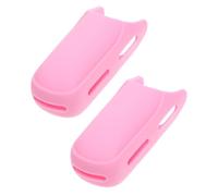 HEANUJJ 2 Fundas de Silicona Resistentes al Calor para Mango de Rizador y Alisador de Cabello, Aislamiento Térmico y Diseño Compacto para Viaje y Peinado