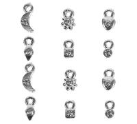 HEANUJJ 2 Juegos de Adornos para Uñas Herramienta de Perforación Multifuncional de Aleación, Accesorios para Manicura en Varios Colores para Uso Personal Casa