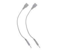 HEANUJJ 2 Piezas Cable Adaptador 2.5mm 3 Pines Hembra para Dispositivo de Masaje y Rehabilitación Conexión Estable, Salida de Energía Fiable y Material Plástico a 2.0mm Pin Macho para Uso