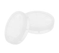 HEANUJJ 2 Piezas Caja Superficie Lisa para Obleas de Silicio de 2 Pulgadas Mecanismo Robusto de Cierre y Diseño Apilable para Almacenamiento en Sala Limpia