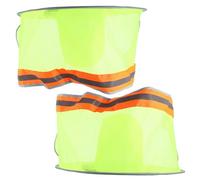 HEANUJJ 2 Piezas de Accesorios para Cascos, Parasol de Cuello de Alta Visibilidad de Malla, Protector Solar Reflectante de poliéster, Amarillo, para Casco de Seguridad y Color Aleatorio
