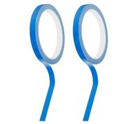 HEANUJJ 2 Rollos Cinta Protectora de Bordes para Paleta de Pickleball, Protector de Borde de Paleta, Tela, Adaptable, Protección Discreta, 2 Rollos, Azul, para Pala de Tenis de Mesa, Uso