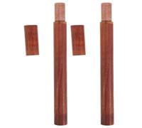 HEANUJJ 2 Tubos para Incienso de Madera de Rosewood Inserto de Boj, Contenedor Sellado para Varitas Aromáticas 20 G, Soporte Portátil para Almacenamiento en Hogar y Viajes