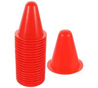 HEANUJJ 20 Piezas Conos Entrenamiento Plástico Pequeños para Patinaje Ruedas Conos Señalización Agilidad Colores Brillantes Apilables y Duraderos para Deportes