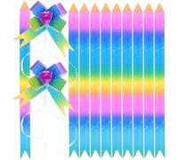 HEANUJJ 200 Lazos para Envolver Regalos Material PP, Brillo bajo Luz y Sencilla, Ideales para Decoración de Bodas y Shower