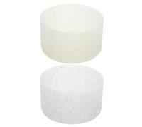 HEANUJJ 2piezas Cubierta Antideslizante para Botella de Silicona Resistente al Desgaste Protector Inferior para Botellas Transparente con Brillo Dorado y Plateado