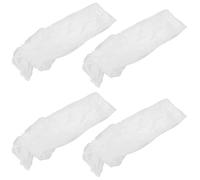 HEANUJJ 4 Fundas Transparentes Desechables para Motocicleta Material PE, Tamaño L, Protección para Interior y Exterior en Verano E Invierno