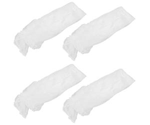 HEANUJJ 4 Fundas Transparentes Desechables para Motocicleta Material PE, Tamaño L, Protección para Interior y Exterior en Verano E Invierno