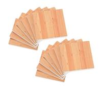 HEANUJJ 45 Paneles de Suelo de Madera de Tilera para Casa de Muñecas Tiras Miniatura Textura de Madera Natural Adecuado para Decoración de Habitaciones Cocinas y Baños Set de 45 Piezas
