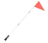 HEANUJJ Bandera de Seguridad Accesorio Adecuado para Bicicletas para Bicicleta Infantil Naranja Soporte Fácil de Montar y Usar Montaje sobre Portaequipajes Color Aleatorio