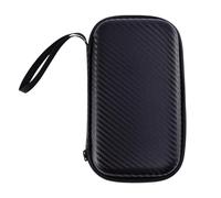 HEANUJJ Bolsa para Termómetro Digital de Oído y Frente, Estuche Eva Resistente a Golpes y Arañazos, Compacto y Portátil para Viaje y Uso Doméstico, Funda Protectora Negra