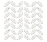 HEANUJJ Color de Silicona Antideslizantes 50 Pares de Almohadillas Nasales sin Marcas ni Irritación, Accesorios Cómodos para Sujeción Nariz para Montura de Gafas