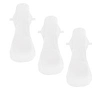 HEANUJJ Compresas Reutilizables de Algodón Lavables para Mujer 3 Unidades 420 Mm Paño Menstrual Absorbente Protección Diaria Cómoda para Cuidado Femenino