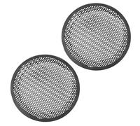 HEANUJJ Cubierta Protectora Protección contra Objetos Extraños 2 Piezas para Hierro Negro Varios Estilos Altavoz Subwoofer para Audio Doméstico Coche Varios Estilos