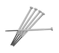 HEANUJJ Destornilladores de Precisión Herramienta Versátil Juego de 5 Diseño Mini en Metal Color Plata para Reparación de Flauta y Piccolo para Músicos Profesionales