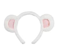 HEANUJJ Diadema con Orejas de Oso Peluche en Tonos Claro y Rosa para Niñas, Accesorio para Fiesta y Disfraz, Banda de Pelo Suave y Cómoda, Adecuada para Cosplay y Eventos de Belleza