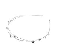 HEANUJJ Diadema Estrella Pedrería Brillante para Mujer Tocado Elegante para Bodas y Fiestas Accesorio Delicado y Llamativo para Cabello Femenino
