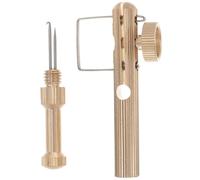 HEANUJJ Dispositivo Anudador de Nudo de Metal Dorado para Cuerdas de Pesca Portátil Que Previene Daños y Aumenta la Tensión Entre Gancho y Línea Varios Estilos