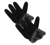 HEANUJJ Guantes Hidratantes de Gel Negro Reparación Calmante y Profunda Hidratación Tejido Delicado para Manos Secas para Uso en Casa o Viaje