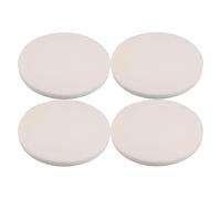 HEANUJJ Inserto de Asiento de Espuma Redonda de Color Claro 4 Piezas Relleno Suave y Resistente para Cojines DIY para Sillas de Oficina y Muebles del Hogar