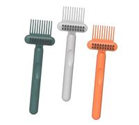 HEANUJJ Limpiador de Pinceles para Cabello 3 Piezas Multicolor Airbag, Herramienta de Limpieza para Peine y Cepillo, Removedor de Pelo Incrustado, Accesorio Compacto para Color Aleatorio
