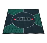 HEANUJJ Mantel Rectangular para Juegos de Mesa de Póker Texas, Tapete Antideslizante de Goma Reutilizable, Cubierta Protectora para Mesa, Cojín para Juegos