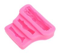 HEANUJJ Molde de Silicona Forma de Tronco de Árbol Rosa, Molde para Fondant y Chocolate, Herramienta para Decorar Pasteles y Repostería, Adecuado para Manualidades y Fiestas,