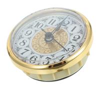 HEANUJJ Movimiento de Reloj de Cuarzo Dorado de 70 Mm con Números Arábigos, Inserto Redondo para Reparación y Bricolaje, Mecanismo de Reemplazo Preciso para Relojes Artesanales